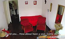 Hot Afro Babe Blows And Fucks In Her Casting Interview!