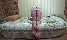 Girlfriend with DILDO FUCKS pregnant MILF in sexy outfit BIG HAIRY PUSSY JUICY ASS close-up lesbians POV