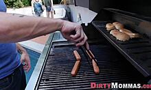 Mature Stepmom Emotionally Jizzed On