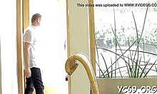 Oral-stimulation play and hard fucking