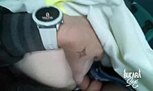 Horny girlfriend giving oral on the bus to Bogota! 😏