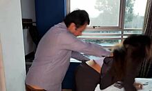 He Measures My Ass Quarters But Can't Resist And Fucks My Vagina Deep!