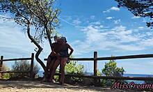 pussy flash - strangers caught us masturbating in the park and i had an intense orgasm - misscreamy