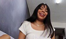 Chatting with my beautiful 18-year-old stepsister turns into POV sex