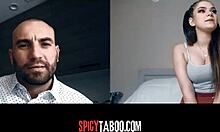 I caught my horny stepdaughter on a naughty video call with stepdad