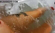 Pretty woman masturbating in hot tub 😊