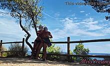 pussy flash - strangers caught us masturbating in the park and i had an intense orgasm - misscreamy