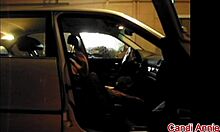 slut milf wife candi annie in hardcore photo shoot in dirty garage