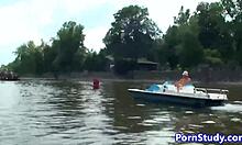 I strip nude in public and ride the waterbike fetish style