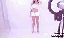 gorgeous brunette model gets fucked during casting audition