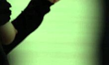 Stepsister hides in bathroom for orgasm while brother spies through keyhole during quarantine