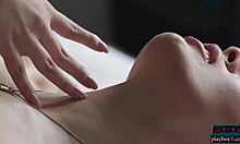 Asian teen 18+ model tia in sexy lingerie posing in a bed looking stunning