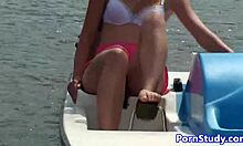 I strip nude in public and ride the waterbike fetish style