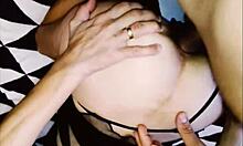 in this beautiful amateur anal video, she takes a monster cock