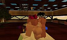 slut gets fucked hard roblox