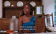 Petite 18yo Ebony Tight Pussy Stretched By Bwc Tourist In Interracial Fuck