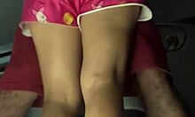 she didn't have any cash money, so that's how she paid for the workout