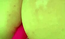 Horny british slut plays with herself in the shower