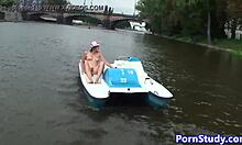I strip nude in public and ride the waterbike fetish style