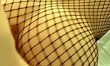 feeling the orgasm from creampie in shaved pussy with puffy lips