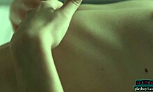 Asian teen 18+ model tia in sexy lingerie posing in a bed looking stunning