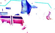 Malafalda dominates as puke queen in piss vomit teaser