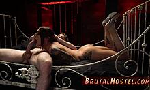 I saw teen classroom threesome with anaconda, excited young tourists