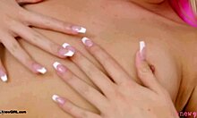 blonde beauty with teen spirit subtly reveals her sexy body in solo photoshoot