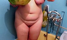 busty milf pawg enjoys piss washing in bathtub fetish compilation