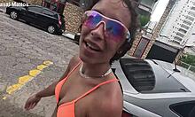 we passionately adventure with little nymph on beach fucking everywhere