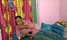 Indian man fucks maid bhabhi while wife is away