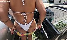 we passionately adventure with little nymph on beach fucking everywhere