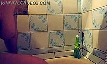 busty milf pawg enjoys piss washing in bathtub fetish compilation
