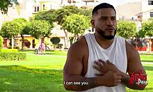 Muscular trainer fucks young Latina in hard mutual sex