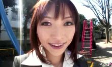 Japanese Secretary Masturbates To Orgasm At Work Toilet