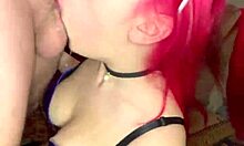 cute teen 18+ gets facefucked rims and drinks sperm 😍🍆