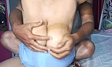 indian bhabhi oils big boobs