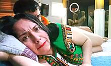 Indian stepmother gets fucked hard by stepson in rough doggystyle! 🔥🍑💥