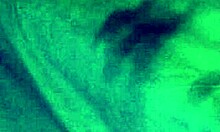 Teen enjoys fingering session in parents bed.