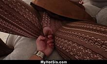 Stepsister needs stepbro's help learning to loosen up.