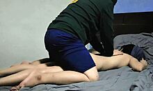 in the new thai massage spa i get a sensual session with a cute babe who rides me softly and licks my body