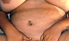 plus-size beauty cums hard in her homemade video with her partner