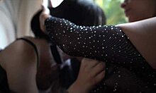 latin group orgy in lingerie ends with deep orgasms and cum on faces