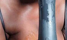 Missaquaruim drools and gets released in the video. She does it repeatedly.