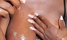 Missaquaruim drools and gets released in the video. She does it repeatedly.