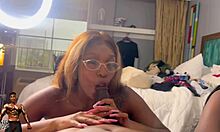 Two skilled women compete in a throat contest judged by boyfriends