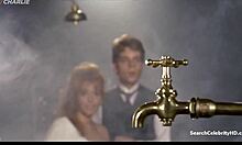 Yvonne Ekmann says hello in the canopy bed 1965