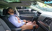 i flash cock to milf who catches me jerking off in public