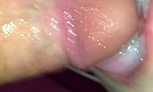 Teen Gives Sloppy POV Blowjob in Closeup View