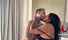 Luana Couto surrenders to the tattooed hunk